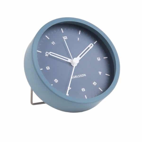 Karlsson Alarm Clock Tinge Steel Blue