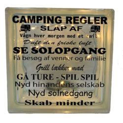 Lyssten - Camping regler