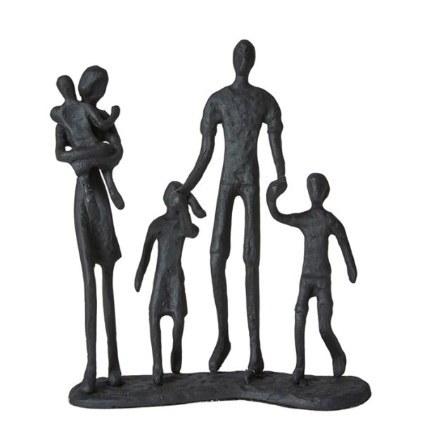 Speedtsberg metal figur familie 16x6x19 cm