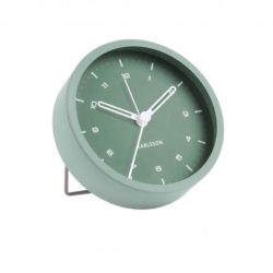 Karlsson Alarm Clock Tinge Steel Green