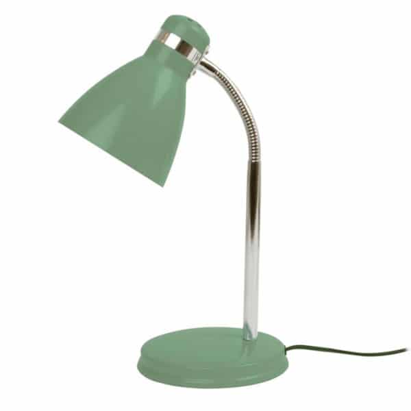Bord lampe study metal grøn