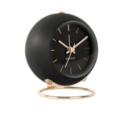 Karlsson Alarm Clock Globe Black