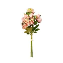 Mix bouquet-rose H44cm plastik