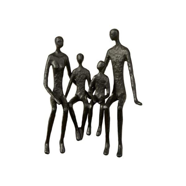 Speedtsberg metal figur Ivy family sit 19x12x22